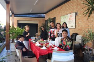People having dinner